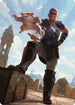 Minsc & Boo, Timeless Heroes Art Card () (72) [Art Series: Commander Legends: Battle for Baldur's Gate]