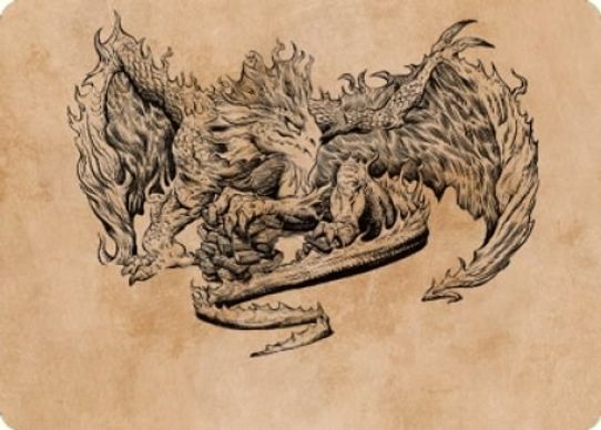 Miirym, Sentinel Wyrm Art Card (71) [Art Series: Commander Legends: Battle for Baldur's Gate]