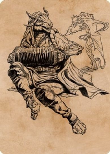 Korlessa, Scale Singer Art Card (68) [Art Series: Commander Legends: Battle for Baldur's Gate]
