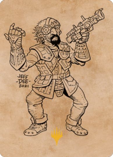 Jan Jansen, Chaos Crafter Art Card (Gold-Stamped) (66) [Art Series: Commander Legends: Battle for Baldur's Gate]