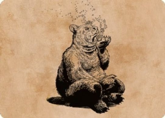 Wilson, Refined Grizzly Art Card (60) [Art Series: Commander Legends: Battle for Baldur's Gate]
