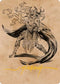 Livaan, Cultist of Tiamat Art Card (Gold-Stamped Signature) (55) [Art Series: Commander Legends: Battle for Baldur's Gate]
