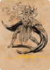 Livaan, Cultist of Tiamat Art Card (Gold-Stamped Signature) (55) [Art Series: Commander Legends: Battle for Baldur's Gate]