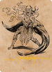 Livaan, Cultist of Tiamat Art Card (Gold-Stamped Signature) (55) [Art Series: Commander Legends: Battle for Baldur's Gate]