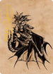 Ancient Copper Dragon Art Card () (Gold-Stamped Signature) (52) [Art Series: Commander Legends: Battle for Baldur's Gate]