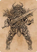 Sarevok, Deathbringer Art Card (50) [Art Series: Commander Legends: Battle for Baldur's Gate]