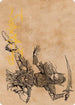 Lae'zel, Vlaakith's Champion Art Card (Gold-Stamped Signature) (45) [Art Series: Commander Legends: Battle for Baldur's Gate]