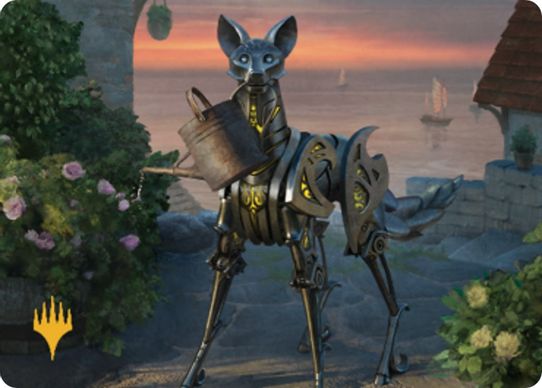 Clockwork Fox Art Card (Gold-Stamped) (43) [Art Series: Commander Legends: Battle for Baldur's Gate]