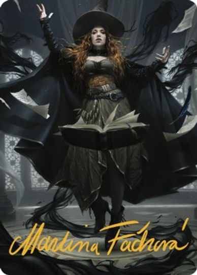 Tasha, the Witch Queen Art Card () (Gold-Stamped Signature) (41) [Art Series: Commander Legends: Battle for Baldur's Gate]