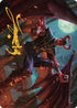 Raphael, Fiendish Savior Art Card () (Gold-Stamped Signature) (40) [Art Series: Commander Legends: Battle for Baldur's Gate]