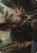 Minsc & Boo, Timeless Heroes Art Card () (Gold-Stamped Signature) (38) [Art Series: Commander Legends: Battle for Baldur's Gate]