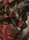 Karlach, Fury of Avernus Art Card () (Gold-Stamped Signature) (34) [Art Series: Commander Legends: Battle for Baldur's Gate]