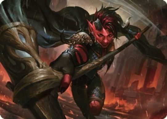 Karlach, Fury of Avernus Art Card () (34) [Art Series: Commander Legends: Battle for Baldur's Gate]