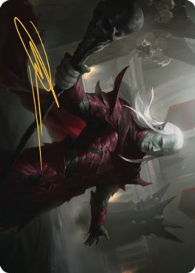 Baeloth Barrityl, Entertainer Art Card (Gold-Stamped Signature) (33) [Art Series: Commander Legends: Battle for Baldur's Gate]