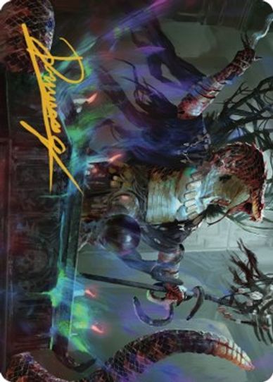 Sivriss, Nightmare Speaker Art Card () (Gold-Stamped Signature) (32) [Art Series: Commander Legends: Battle for Baldur's Gate]
