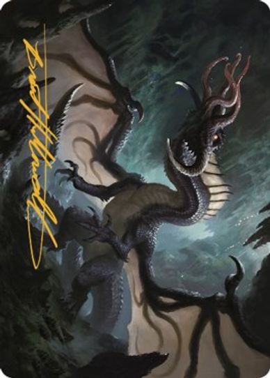 Brainstealer Dragon Art Card (Gold-Stamped Signature) (31) [Art Series: Commander Legends: Battle for Baldur's Gate]