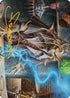 Renari, Merchant of Marvels Art Card (Gold-Stamped Signature) (30) [Art Series: Commander Legends: Battle for Baldur's Gate]