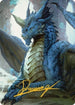 Young Blue Dragon Art Card (Gold-Stamped Signature) (27) [Art Series: Commander Legends: Battle for Baldur's Gate]