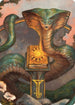 Guardian Naga Art Card (Gold-Stamped Signature) (16) [Art Series: Commander Legends: Battle for Baldur's Gate]