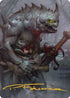 Gray Slaad Art Card (Gold-Stamped Signature) (15) [Art Series: Commander Legends: Battle for Baldur's Gate]