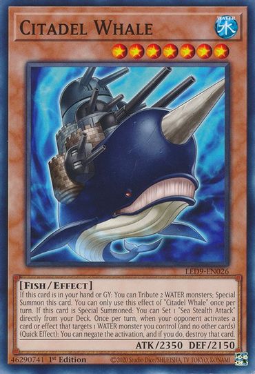 Citadel Whale (LED9-EN026) [Legendary Duelists: Duels From the Deep]