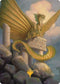 Ancient Gold Dragon Art Card () (Gold-Stamped) (5) [Art Series: Commander Legends: Battle for Baldur's Gate]