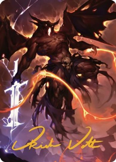 Balor Dragon Art Card (Gold-Stamped Signature) (7) [Art Series: Commander Legends: Battle for Baldur's Gate]