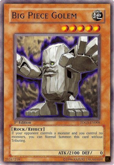 Big Piece Golem (TDGS-EN008) [The Duelist Genesis]
