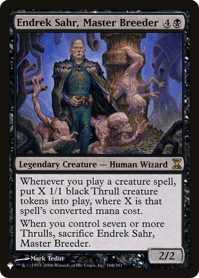 Endrek Sahr, Master Breeder (106) [The List]