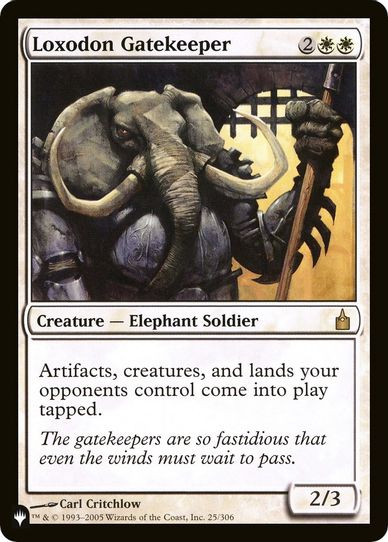 Loxodon Gatekeeper (25) [The List]