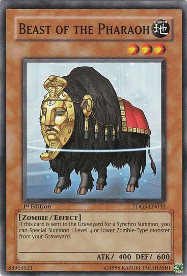 Beast of the Pharaoh (TDGS-EN032) [The Duelist Genesis]