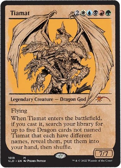 Tiamat (Showcase) (1018) [Secret Lair Drop Series]
