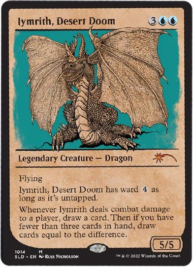 Iymrith, Desert Doom (Showcase) (1014) [Secret Lair Drop Series]