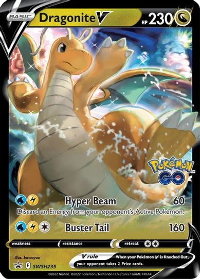 Carta Pokémon Dragonite Diversos Modelos Escolha Pronta Entrega