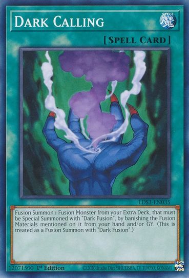 Dark Calling (LDS3-EN035) [Legendary Duelists: Season 3]