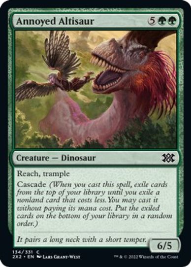 Annoyed Altisaur (134) [Double Masters 2022]