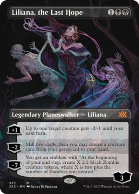 Liliana, the Last Hope (Borderless) [Double Masters 2022]