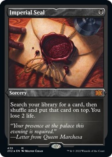 Imperial Seal (Foil Etched) (439) [Double Masters 2022]