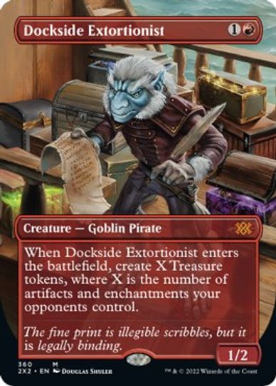 Dockside Extortionist (Borderless) (360) [Double Masters 2022]