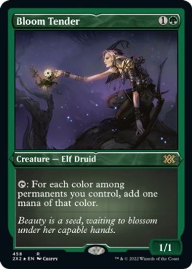 Bloom Tender (Foil Etched) (458) [Double Masters 2022]