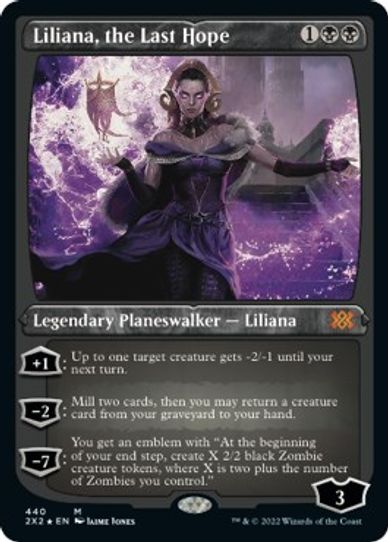 Liliana, the Last Hope (Foil Etched) (440) [Double Masters 2022]
