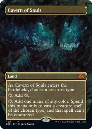 Cavern of Souls (Borderless) (402) [Double Masters 2022]
