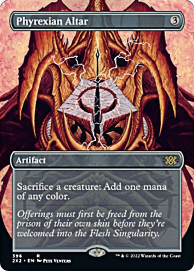 Phyrexian Altar (Borderless) (396) [Double Masters 2022]