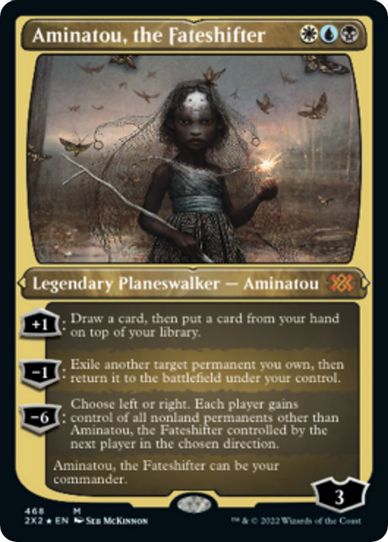 Aminatou, the Fateshifter (Foil Etched) (468) [Double Masters 2022]