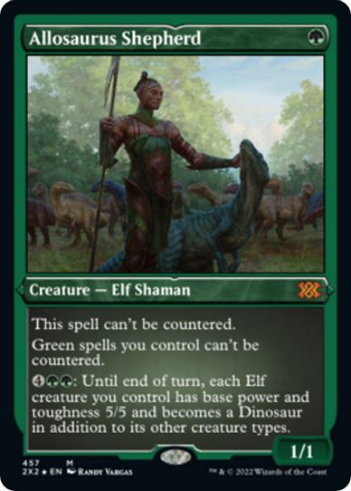 Allosaurus Shepherd (Foil Etched) (457) [Double Masters 2022]
