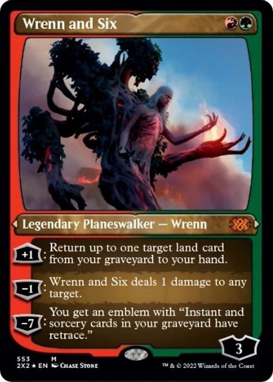 Wrenn and Six (Foil Etched) (553) [Double Masters 2022]