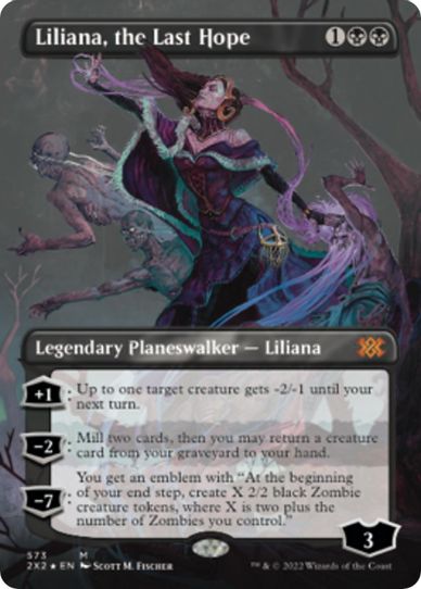 Liliana, the Last Hope (Textured Foil) (573) [Double Masters 2022]
