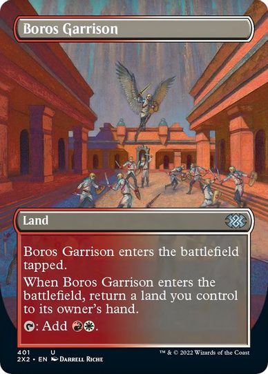 Boros Garrison (Borderless) (401) [Double Masters 2022]