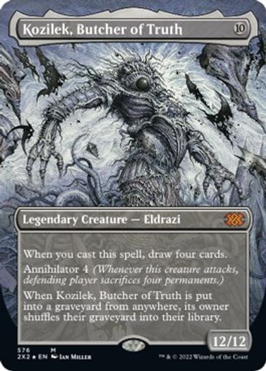 Kozilek, Butcher of Truth (Textured Foil) (576) [Double Masters 2022]