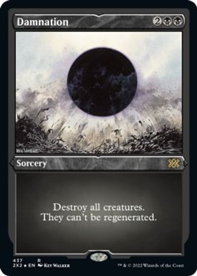 Damnation (Foil Etched) (437) [Double Masters 2022]